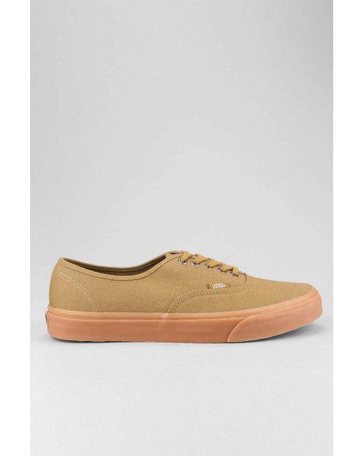 Authentic gum sole vans hot sale